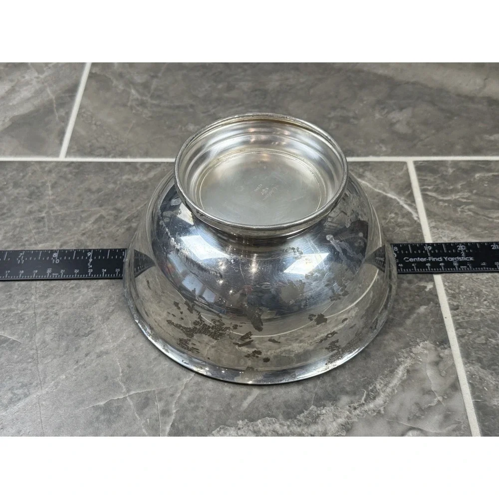VTG Gorham Silver Plate Paul Revere Pedestal Bowl 8